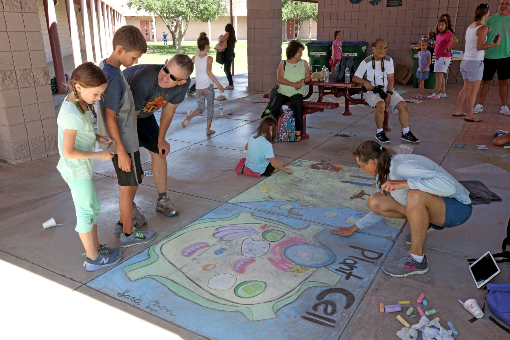 Fourth annual Chalk Art Marathon